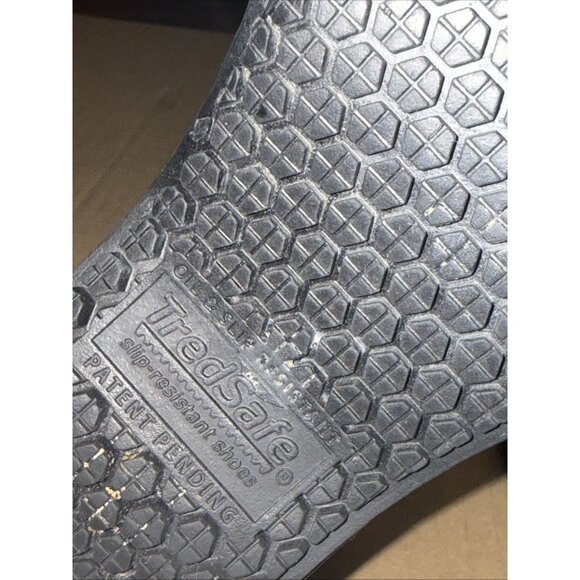 TredSafe EnduroPro Black Leather Clogs Slip Resistant Shoes Women’s Size 7 - Picture 4 of 5